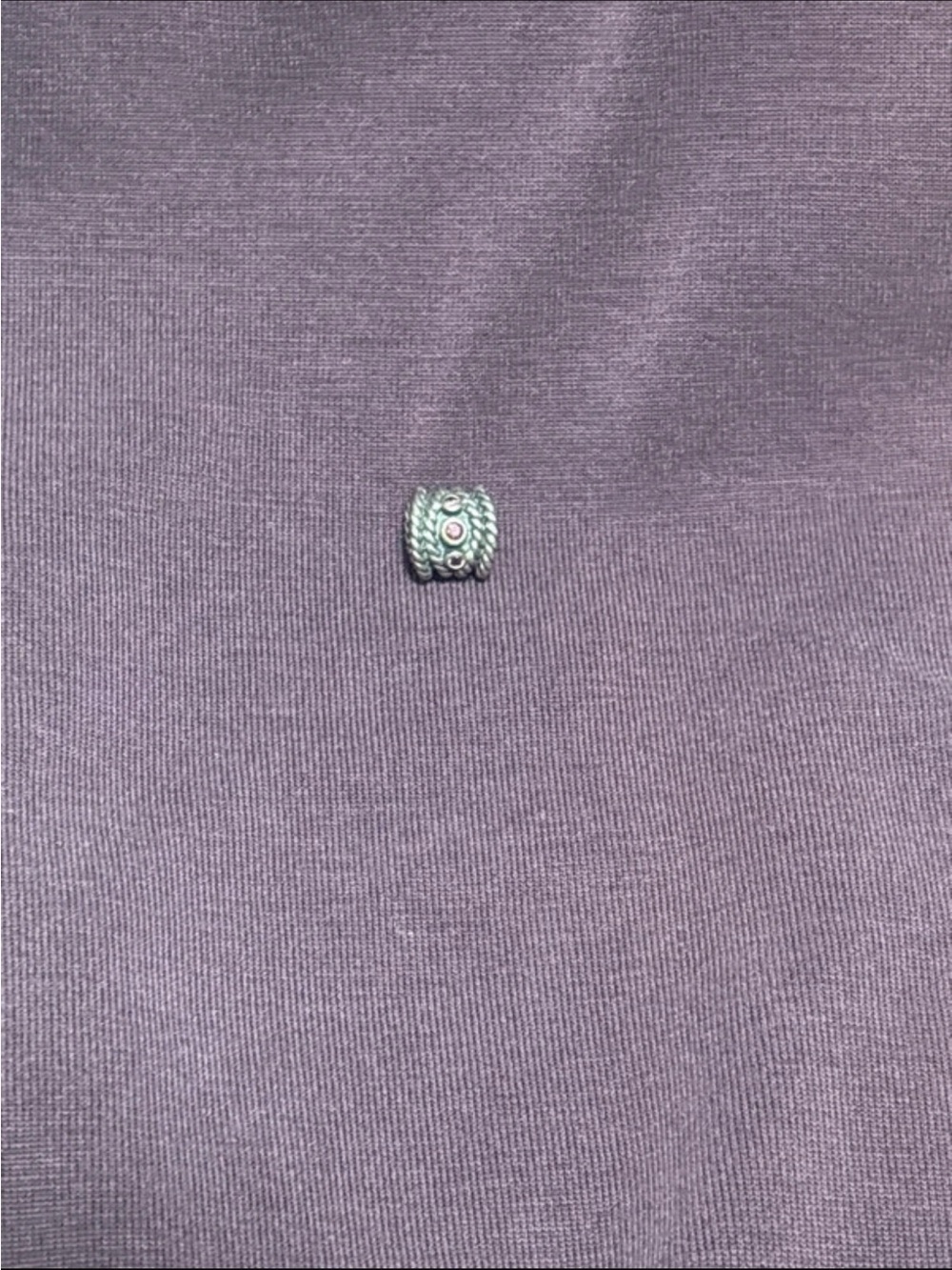 retired Pandora Oxy Crown Clear CZ Charm (Item Number: 790221CZ).